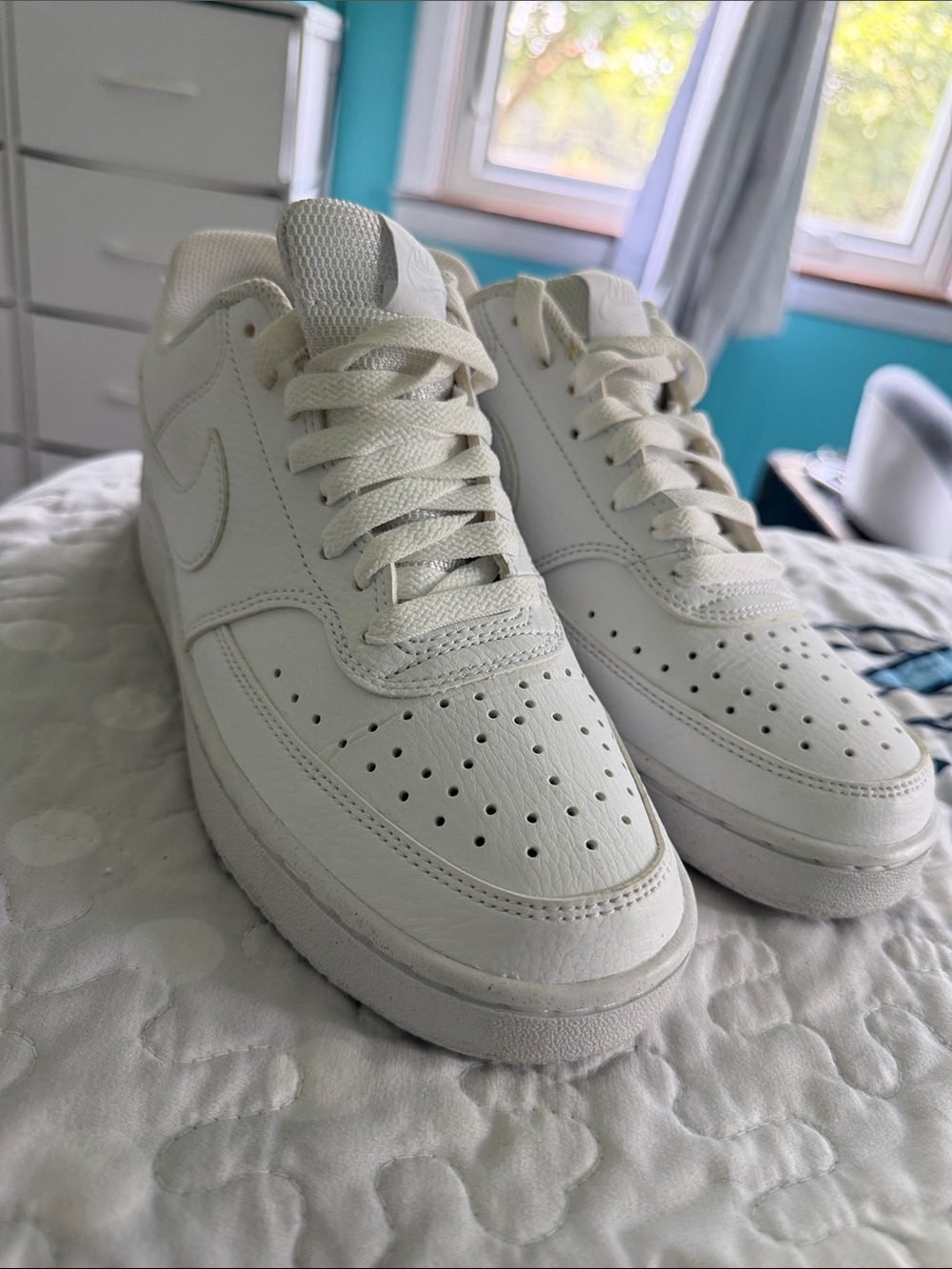 Nike court vision Women's White Low-Top Sneakers